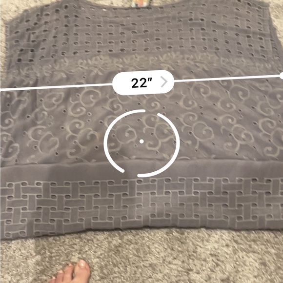 Johnny Was Gray Tunic Sz:M - Picture 11 of 14